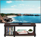 Furinno JUST TV Stand, 2-Tier No Tools Mid Entertainment Center - Image 6