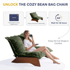 MAXYOYO Adjustable Living Room Chair, 3-Position Bean Bag Chair - Image 8