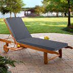 Chaise Lounge Cushion for Outdoor Furniture, Waterproof Fade and Tear Resistant - Image 9