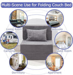 Folding Sofa Bed, 4 in 1 Convertible Sleeper Chair - Image 8