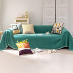 VClife Couch Cover for Dog, XXL Couch Cover for Sectionals, Boho Chic Teal Sofa by VCLIFE