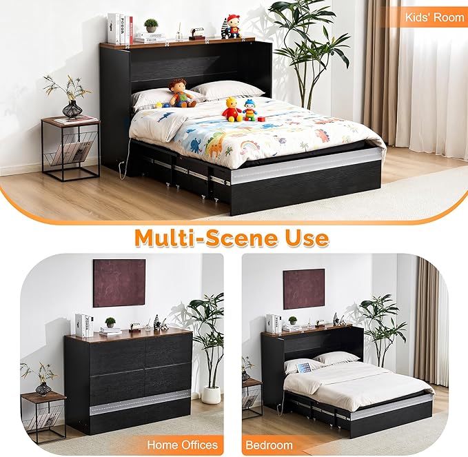 VINGLI Queen Size Murphy Bed - Image 9