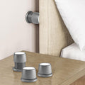 Adjustable Furniture Bed Risers, 1.6-2.6 inch Bed Risers Gray, Durable Plastic by xuenair