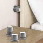 Adjustable Furniture Bed Risers, 1.6-2.6 inch Bed Risers Gray, Durable Plastic by xuenair