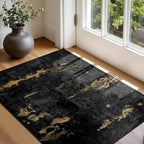 RELEANY Washable Area Rugs 3'x5' Non-Slip Modern Abstract Soft - Image 3