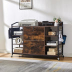 45" File Cabinet for Home Office, Mobile Office Storage Cabinet by Layburstofficefurnitureexpert