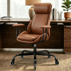 E-Motie Office Chair, Leather Desk Chair by E-Motie