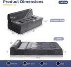 MAXYOYO 8" Folding Sofa Bed, Fold Out Chair Bed Sleeper Chair, Convertible - Image 2