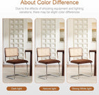 Zesthouse Rattan Dining Chairs Set of 6, Mid Century Modern Dining Room Chairs - Image 8