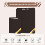 KING MOUNTAIN Leather Repair Patch, 2 Packs 9 x 11 Inches self Adhesive Leather - Image 4