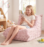 Hobestluk Bean Bag Chair with Memory Foam Ultra Soft Faux Fur Fabric Ergonomic by YourHomeDeservesMore