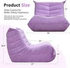 Bean Bag Chairs for Adults Giant Bean Bag Chair Memory Foam BeanBag Chair Bean - Image 2