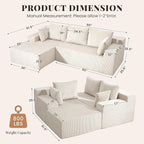 GRUSIGN Cloud Sectional Boneless Couches - Image 2