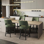 VKNOW Bar Stools Set of 2, Modern Counter Stools - Image 4
