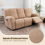 Gennia Recliner Sofa Covers 5 Pieces, Waterproof Sectional Couch Cover Stretch - Image 2