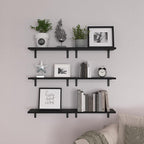 WOPITUES Wood Floating Shelves Set of 6, Shelves - Image 6