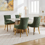 Upholstered Dining Chairs Set of 6, Modern Fabric Side Chairs - Image 2