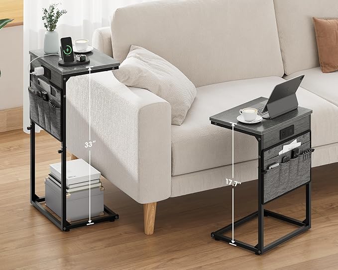 Vagusicc C-Shaped End Table Set of 2 - Image 2