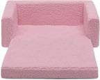 Delta Children Cozee Flip-Out Sherpa 2-in-1 Convertible Sofa to Lounger - Image 15