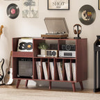 LELELINKY Large 48'' Record Player Stand - Image 6