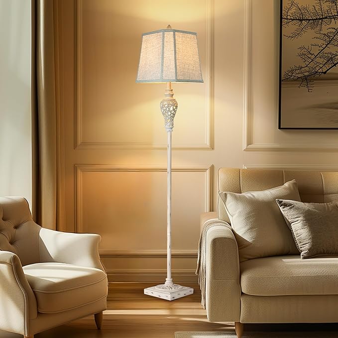 LuxSight Collection Rustic Floor Lamp 65'' Tall - Image 5