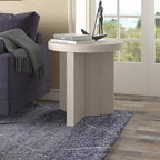 Henn&Hart 22" Fluted Scandinavian Round End Table, Ribbed Side Table, Nightstand - Image 8
