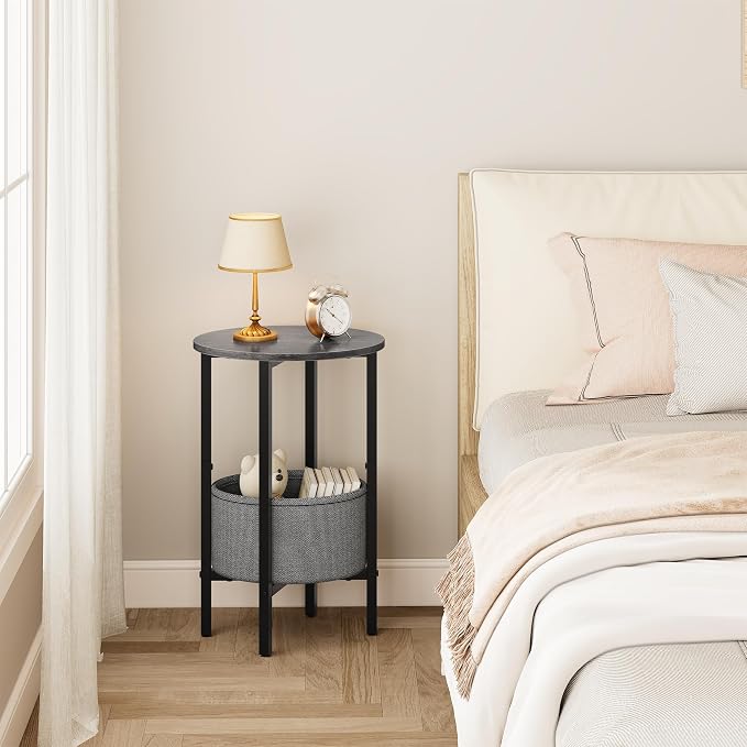 Vagusicc Round Side Table End Table - Image 6