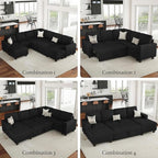 Belffin Corduroy Sleeper Sofa - Image 7