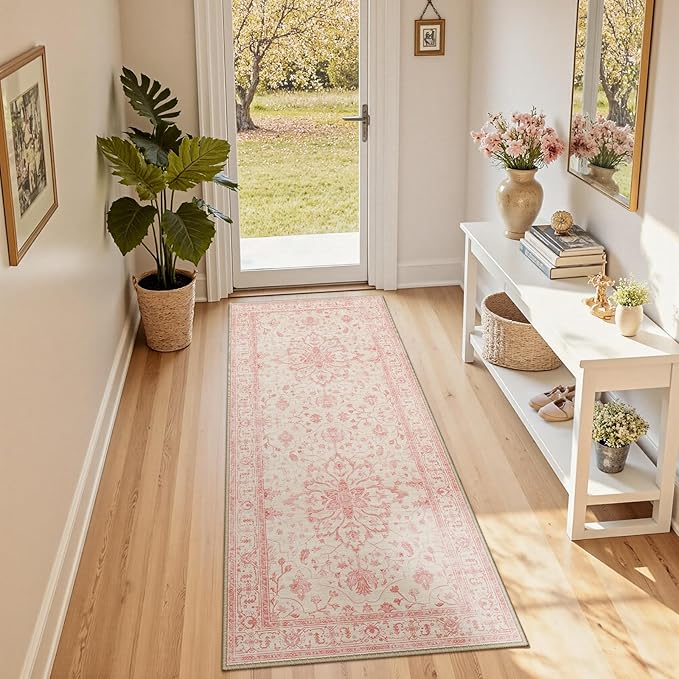 RELEANY Area Rugs 2'x6' Runner Rug Non Slip Washable by RELEANY