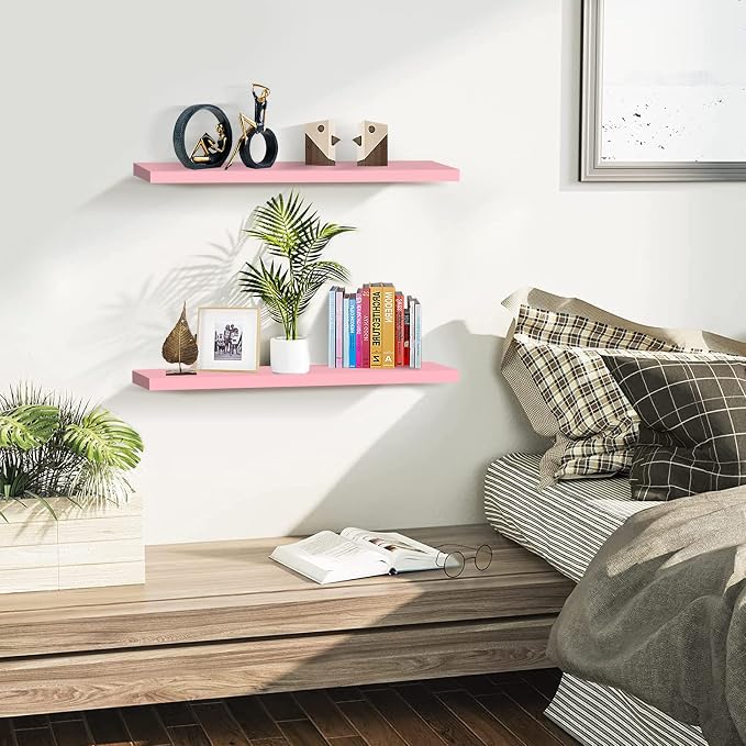 SAUMONIERES 24 Inch Floating Wall Shelves - Image 5