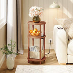 HOOBRO Set of 2 Small Round Side Tables - Image 4
