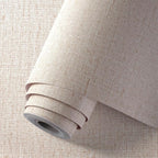 Beige Grasscloth Wallpaper Peel and Stick Textured Self Adhesive Linen Contact - Image 2