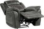 Lexicon Recliner Living Room Set, Home Theater Seating, Manual Polished - Image 7