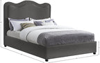 Meridian Furniture FelixGrey-Q Felix Collection Modern | Contemporary Linen - Image 3