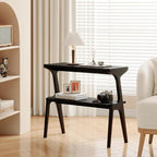 Solid Wood End Table, 2-Tier Side Table - Image 3