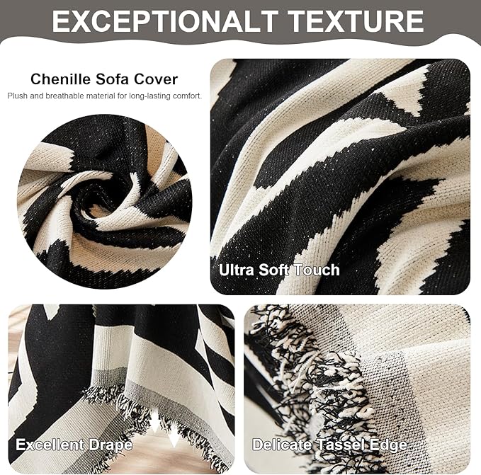 VClife Boho Couch Cover for Dog, XXL Throw Cover for Couch Washable Couch - Image 3