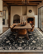 RELEANY Area Rugs 6'x9' Washable Non-Slip, Floral Vintage Distress Print - Image 4