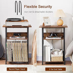 AMHANCIBLE Record Player Stand - Image 5
