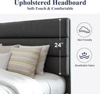 Allewie Queen Size Platform Bed Frame - Image 4