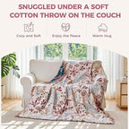 LUTBM Boho Throw Blanket for Couch Sofa Chair Cotton Summer Blankets for - Image 4