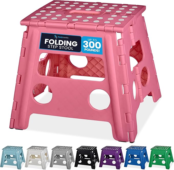 Handy Laundry Folding Lightweight Step Stool by Handy+Laundry