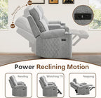 HAOMARKETS Power Reclining Loveseat Sofa Set of 2 - Image 3
