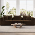 Novilla 106" Modular Sectional Sofa, Modern Cloud Sectional Couch by Novilla