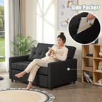 GOSUHI 52" Sleeper Sofa with Pull-Out Bed, 3-in-1 Convertible Sofa Bed - Image 7