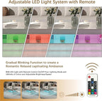 HedoAjim LED Coffee Table with Lights - Image 4