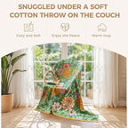 LUTBM Boho Throw Blanket for Bed Cotton Summer Blankets Bedroom Living Room - Image 4