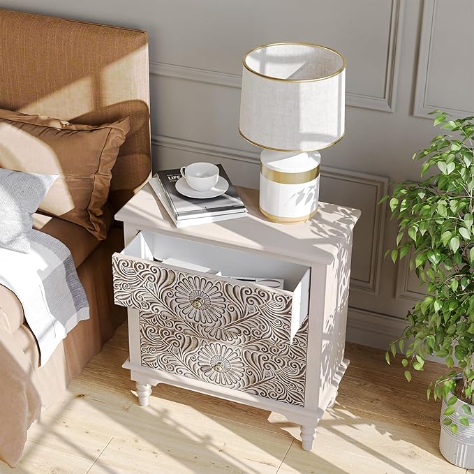SUNBURY Night Stand Set 2, Accent End Table - Image 7