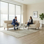 Tbfit 56" W Loveseat Sofa, Mid Century Modern Decor Love Seat Couches - Image 7