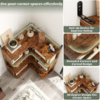 Armocity Corner Book Shelf - Image 4