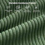 Vesgantti 97" Modular Sectional Sofa Green, U-Shaped Couch - Image 5